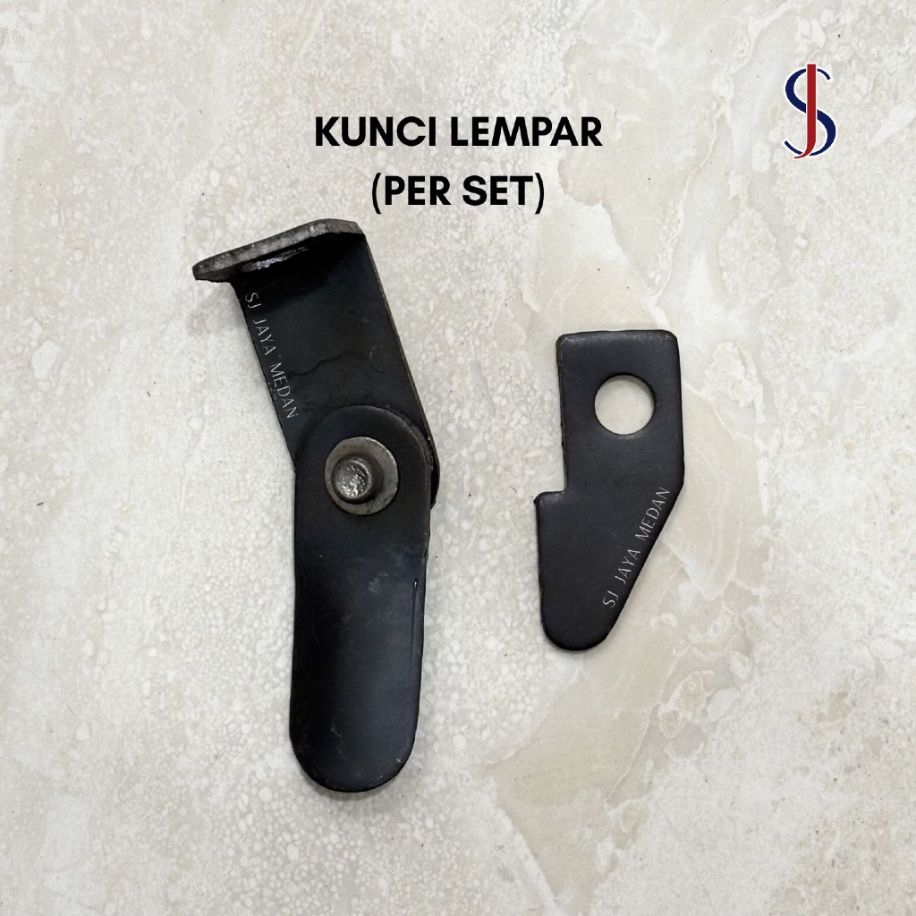 Kunci Lempar Las Pagar Besi | Grendel Lempar Pintu Besi (Per Set)