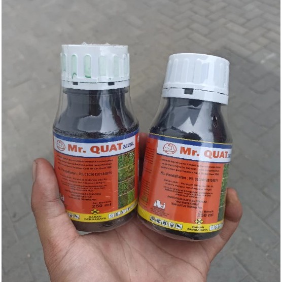 Herbisida Mr.Quat 282 SL – Racun Rumput Kontak Cepat, Efektif Membasmi Gulma | Ukuran 250ML & 1L