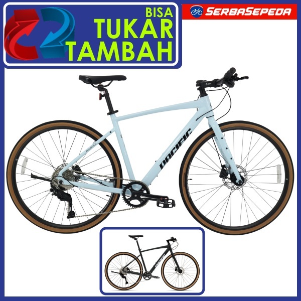 Pacific Rochester Pro Sepeda Hybrid 700C Frame Alloy 6061 Shimano Cues