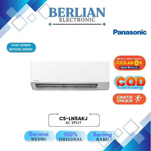 PANASONIC LN5WKJ AC 1/2PK AC SPLIT 0.5 pk LN9WKJ 1 pk LN 5WKJ (SIBIRU ANTI KARAT) UNIT SAJA