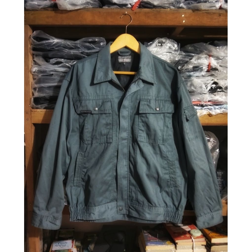 Work Jaket Field Message Jaket Kasual Berkerah Field Message