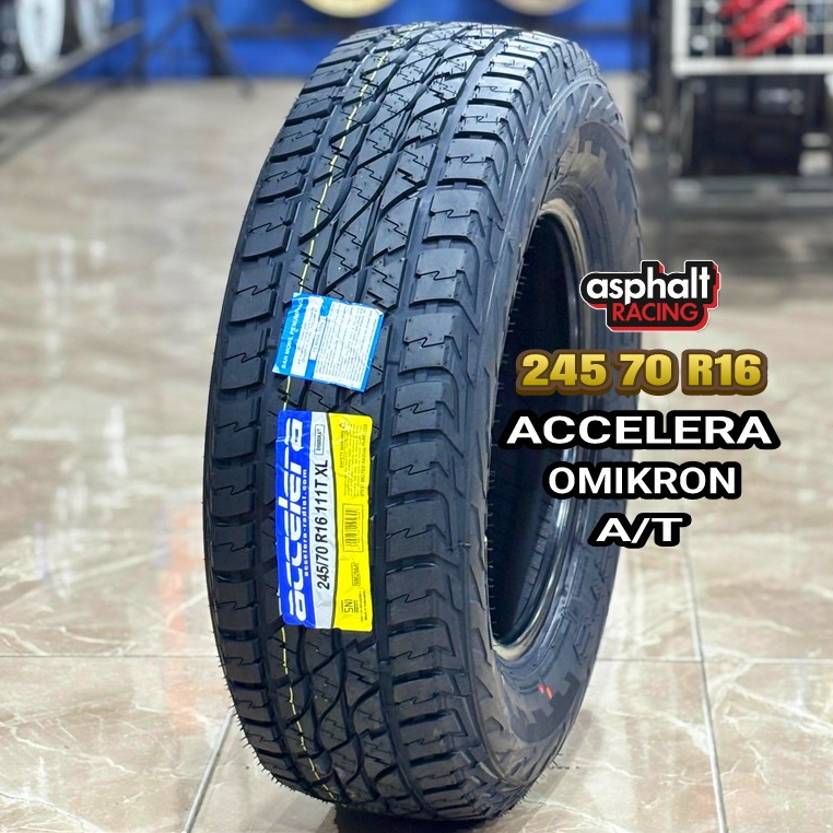 BAN MOBIL SEMI OFFROAD UKURAN 245 70 R16 MEREK ACCELERA OMIKRON A/T BAN PACUL R16 245/70