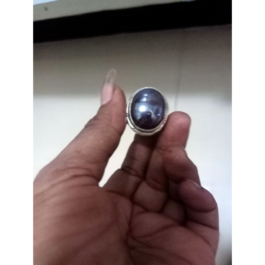 cincin batu badar besi kursani jari 8,5 top