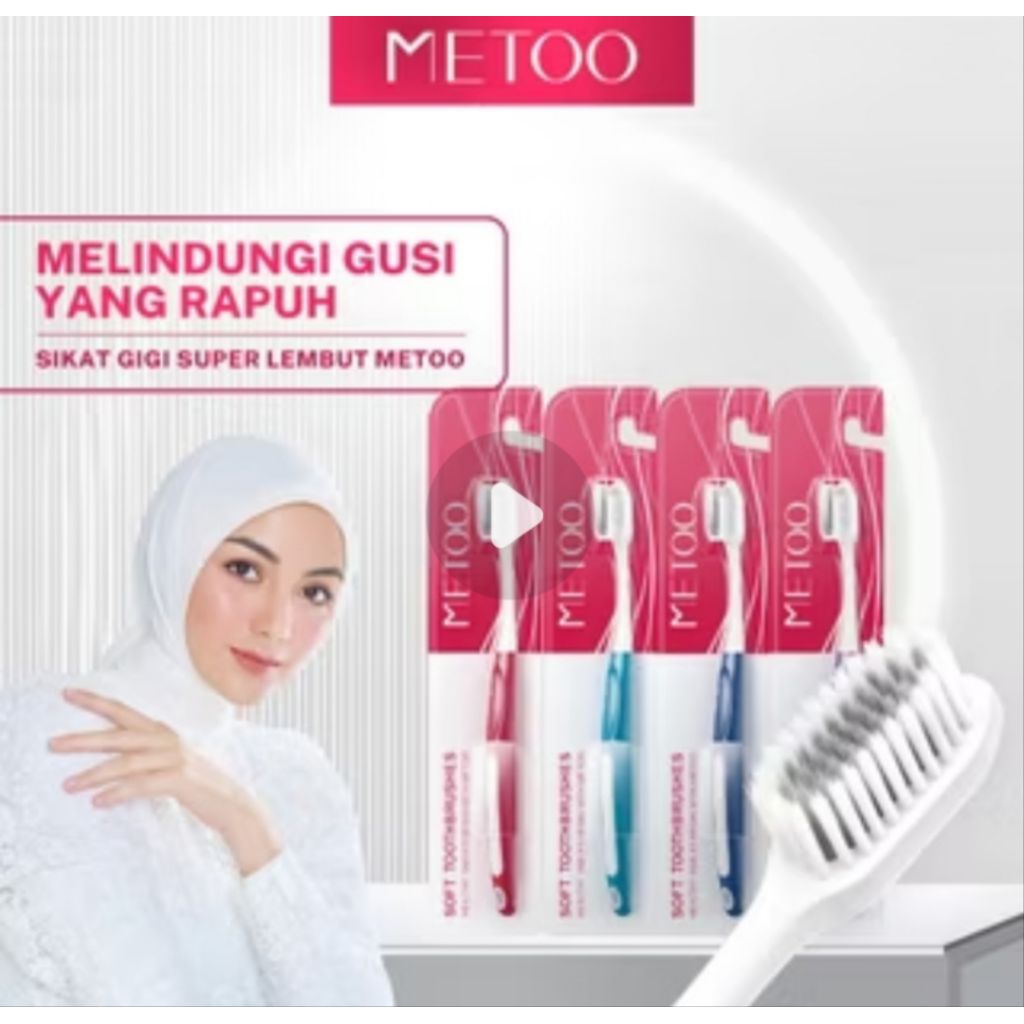 Sikat gigi soft METOO melindungi gusi yang rapuh