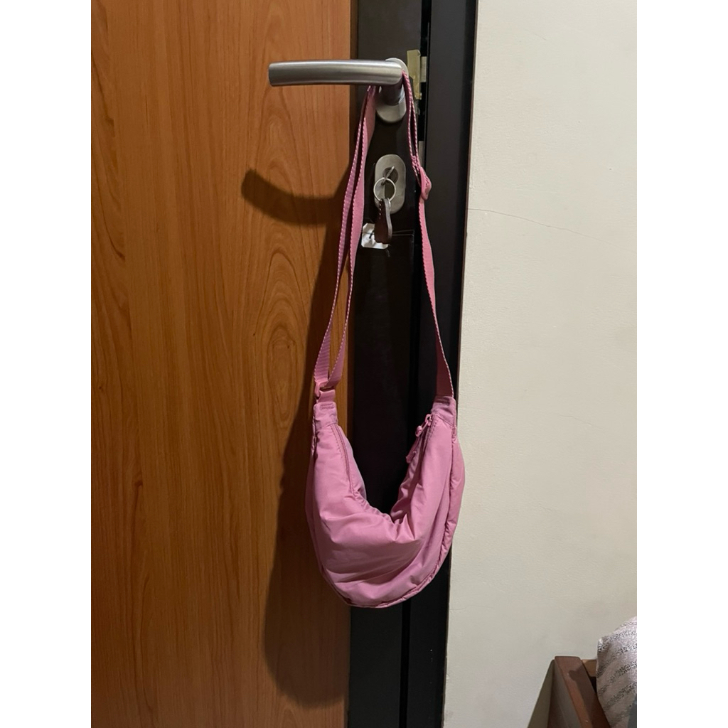 SHOULDER BAG UNIQLO PINK ORIGINAL - Mini Sling bag