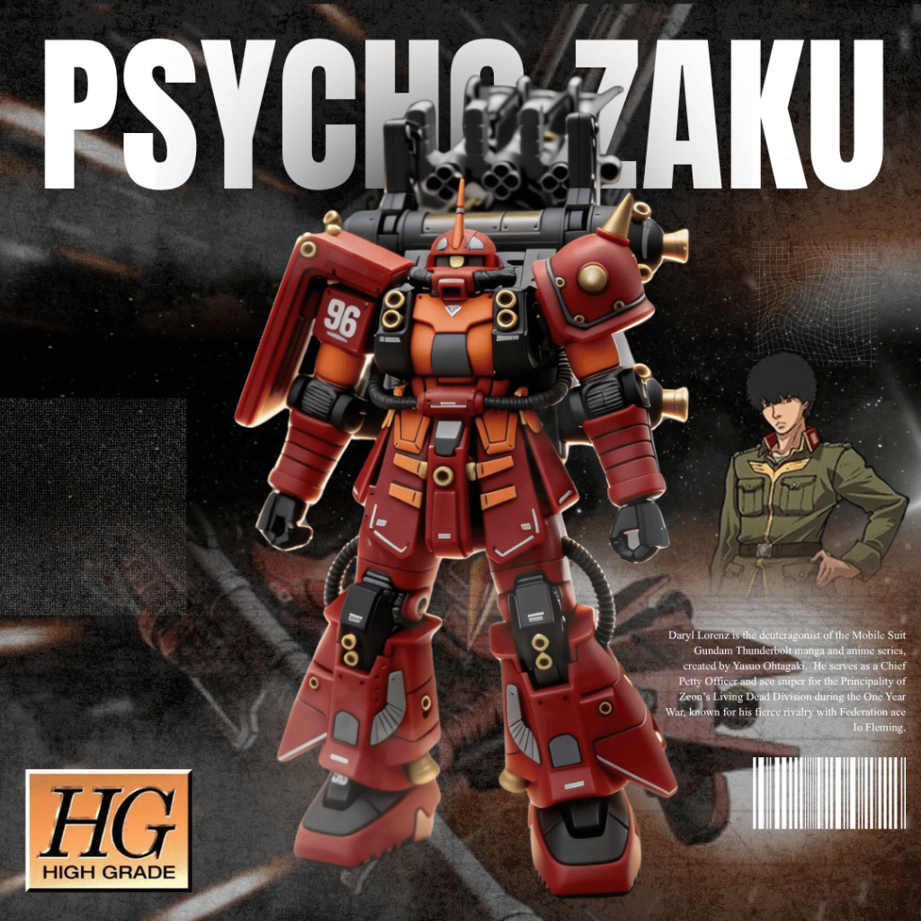 HG MS Psycho Zaku By GDTworks