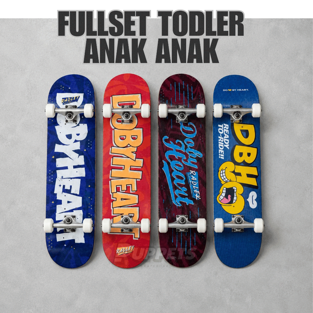 DBH Skateboard brand maple original size anak kids  7.5 7.25