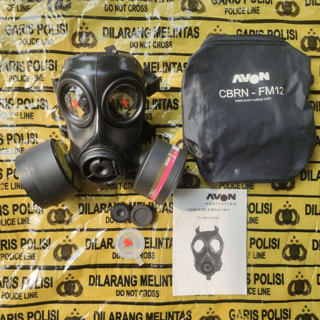 Avon FM12 Gas Mask Counter Terrorism Police Special Forces First Responders British Military