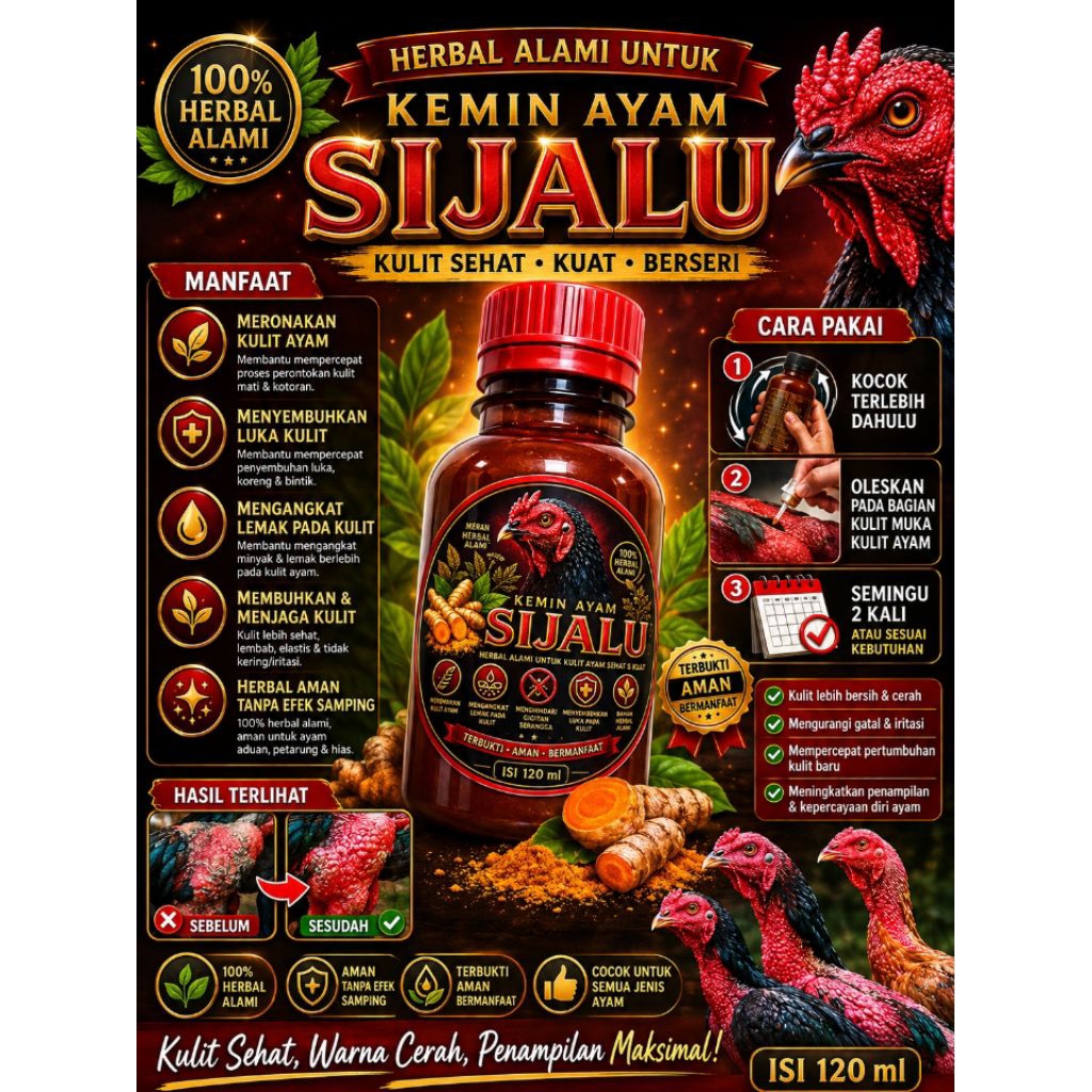 Kemin Ayam  | Ayam Bangkok | Ayam Laga  | Herbal Alami Ayam Aduan