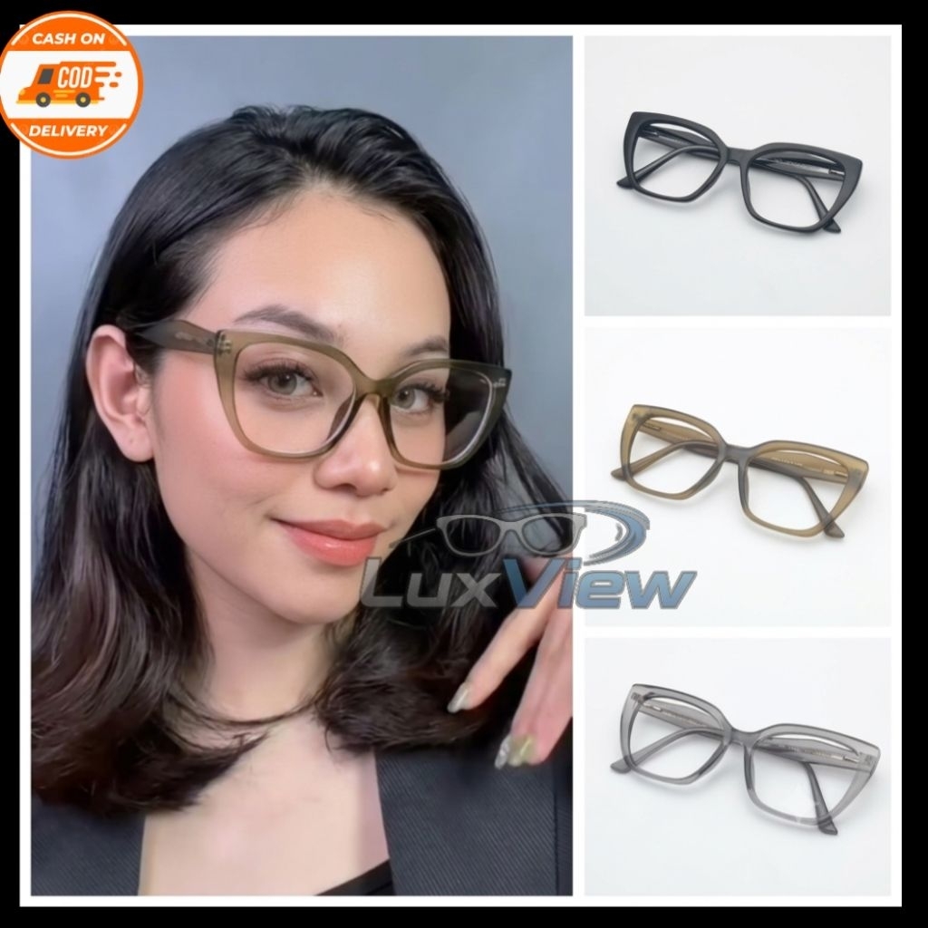 [COD] Kacamata Wanita Unisex 5212 BISA MINUS PHOTOCHROMIC