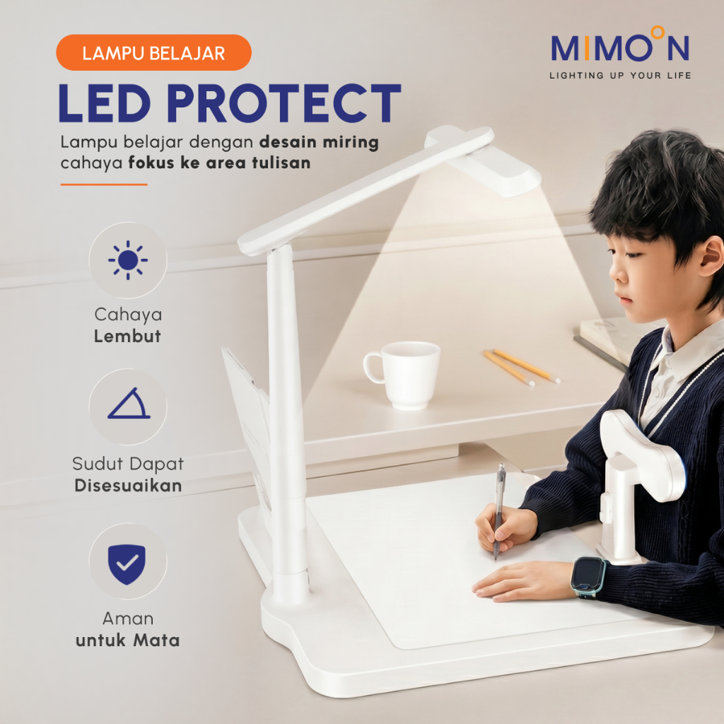 Lampu Belajar Anak Lampu Belajar Portable Lampu Baca Lampu Meja Lampu Belajar 3 Warna Lampu Kamar Ae