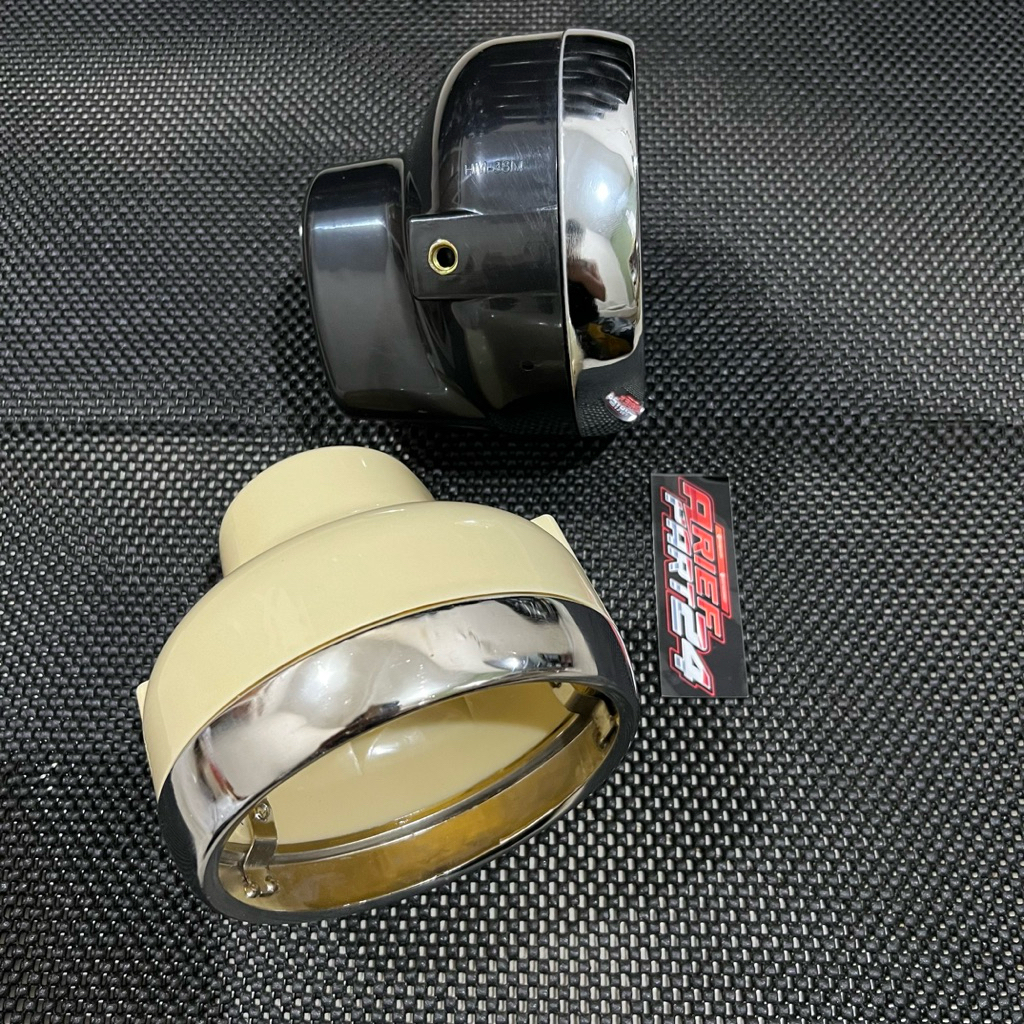 Batok Lampu GL100 bulat GL 100 GL 125 STYLE 79 Bulat HM-38M bahan gading & ABS tebal presisi detail 