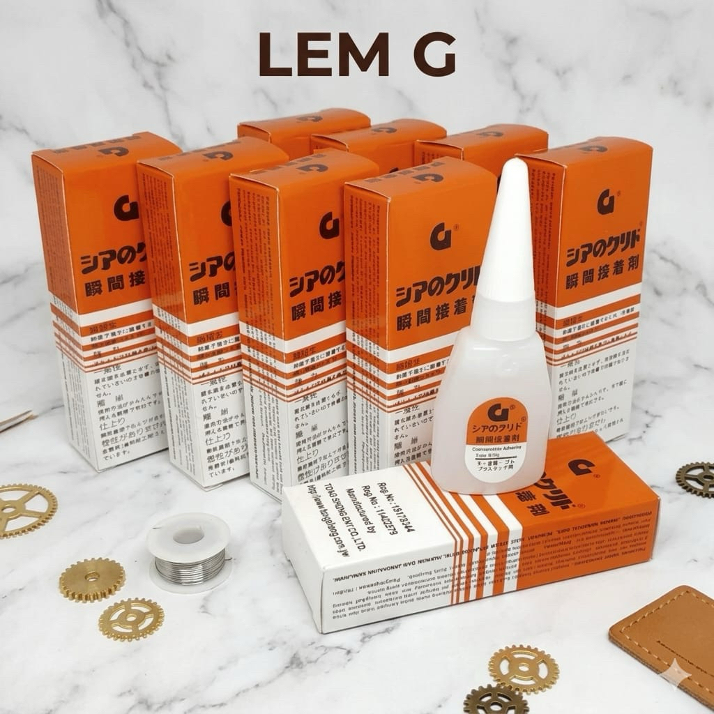 Lem G Serbaguna Super Kuat | Lem Cepat Kering Untuk Plastik Kayu Besi Karet