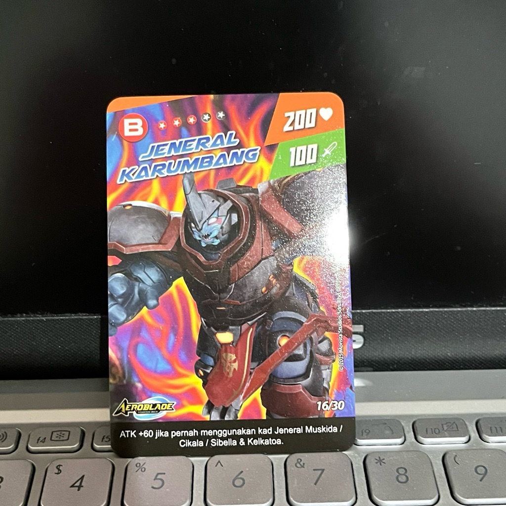 [1 PCS] Kartu Jeneral Karumbang no 16/30 Starterdeck Aeroblade Malaysia