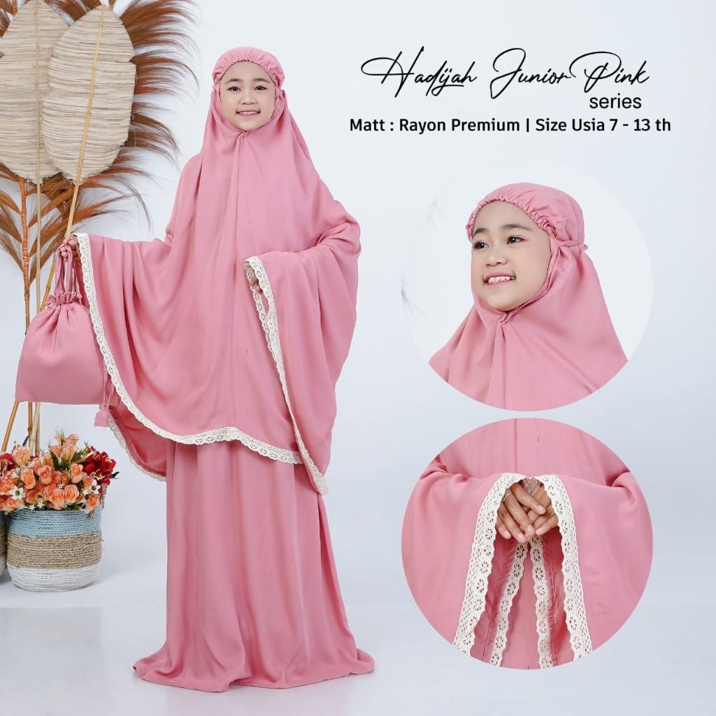 Mukena Anak Perempuan Rayon Premium