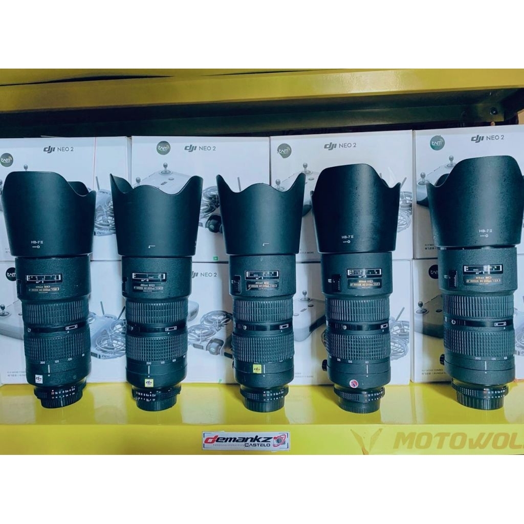 Lensa afd 80 200mm gen lll F2.8 Nikkor