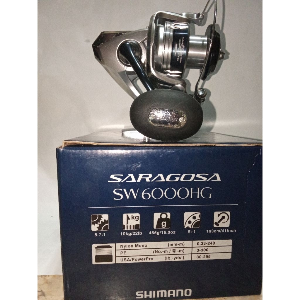 shimano saragosa sw 6000 HG