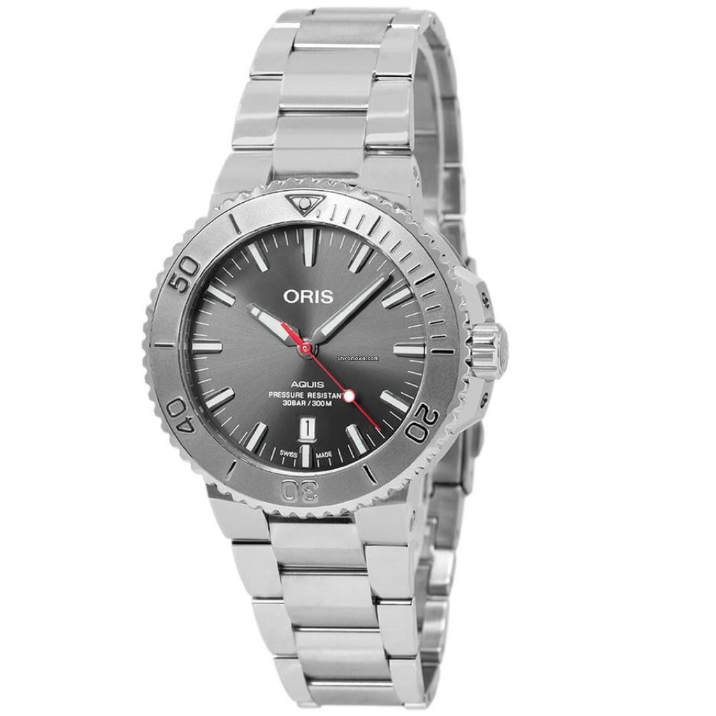 ORIGINAL JAM TANGAN PRIA ORIS AQUIS DATE AUTOMATIC SUPER MEWAH