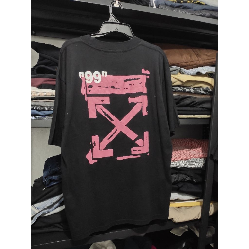 Off white 99 Pinks logos t shirt Second
