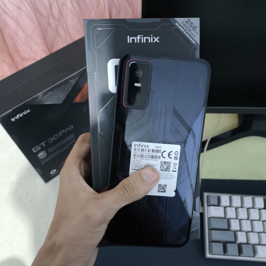 Infinix Gt 30 Pro 5G Ram 8+8/256 Gift Box Fullset