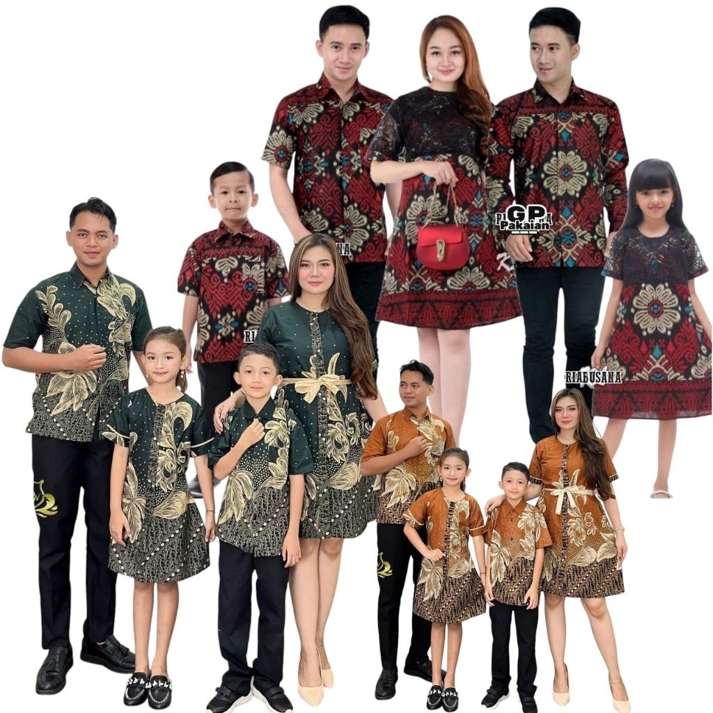 Dress couple katun mix wolcripe Dress brukat Dress Brokat Batik Natal Couple Keluarga Natal dresbruk