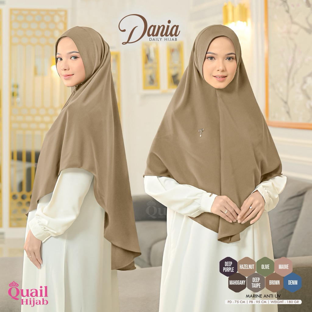 Quail Hijab - DANIA DAILY HIJAB INSTAN ORI QUAIL HOKAIDO ORIGINAL QUAIL HIJAB