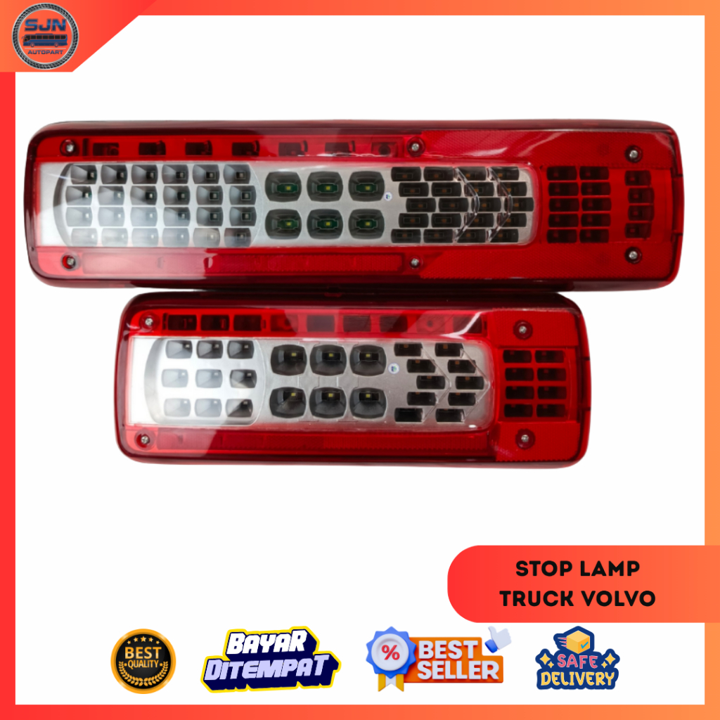 Stop Lamp Volvo/Lampu LED Belakang Truk Volvo Pendek&Panjang/Lampu Belakang truk