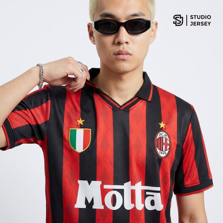 Jersey Fantasy // Vintage // Retro // AC Milan Unisex