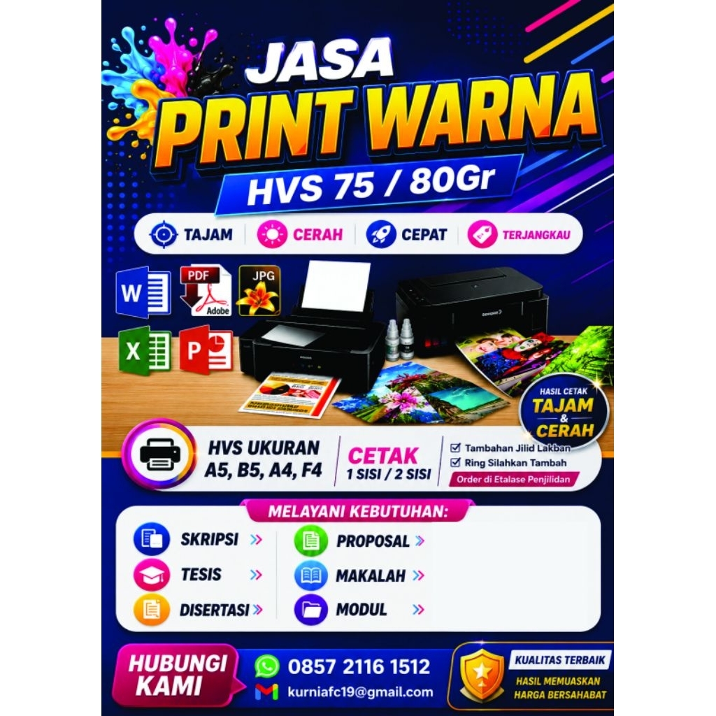 Jasa Print Warna