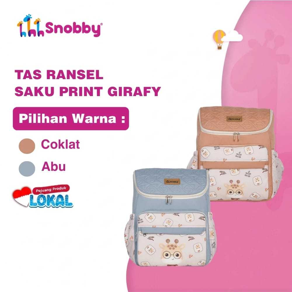 SNOBBY TAS RANSEL GIRAFY SERIES
