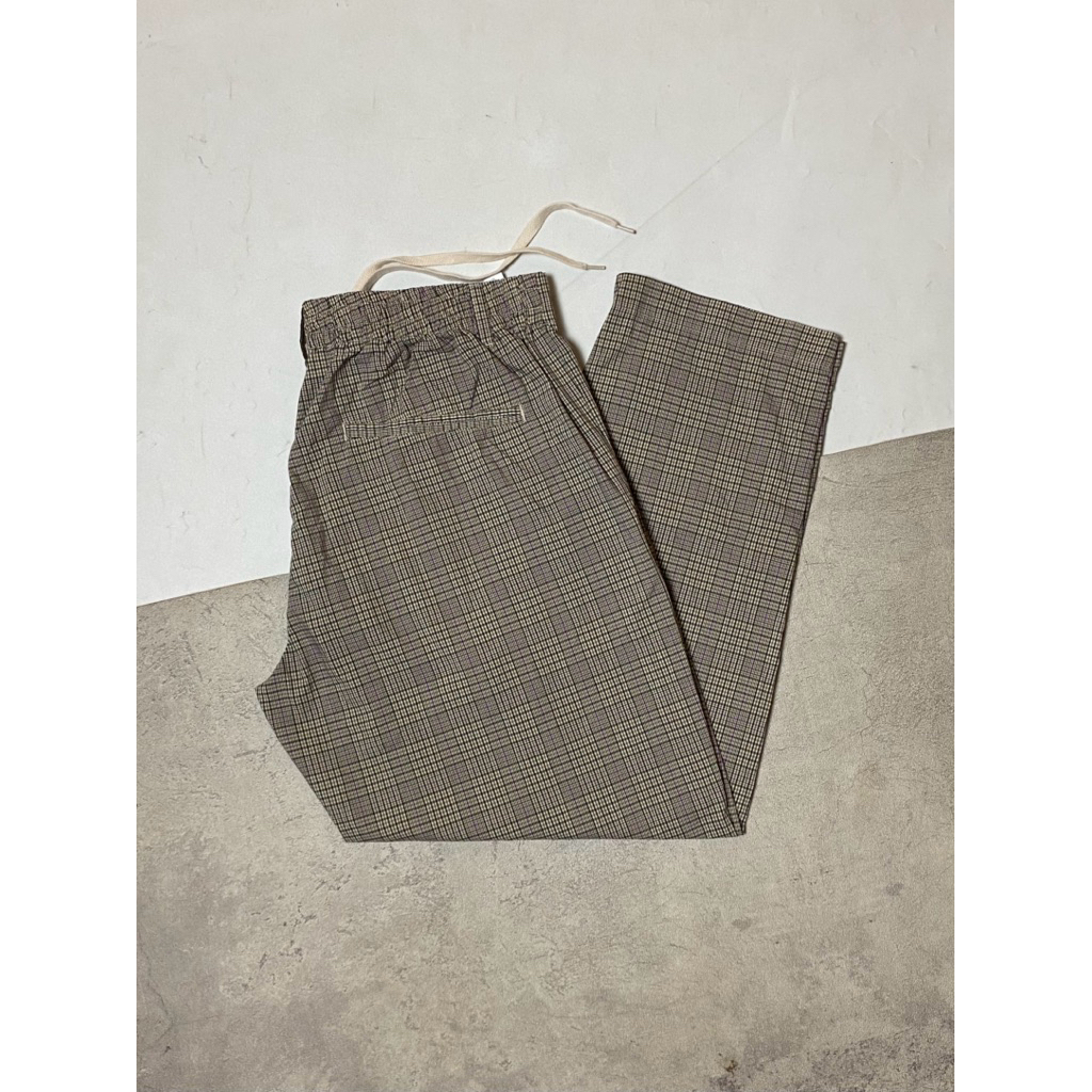ZT 884 - GLOBAL WORK Relaxed Tartan Pants.