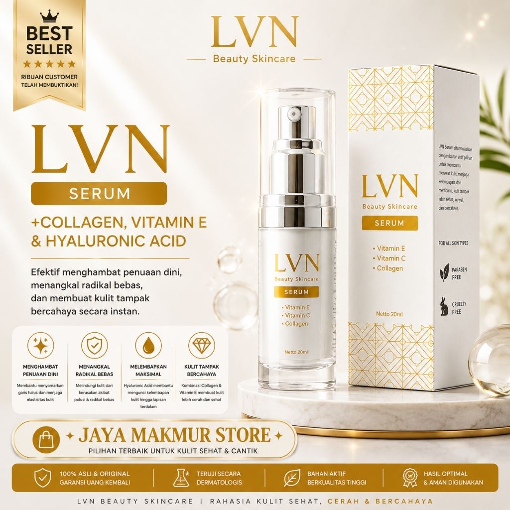 Lavanaya Beauty Skincare Series LVN Day and Night Serum Glowing Original BPOM