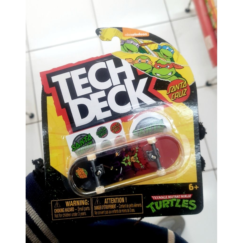 TECH DECK Fingerboard X SANTA CRUZ Turtles Ninja