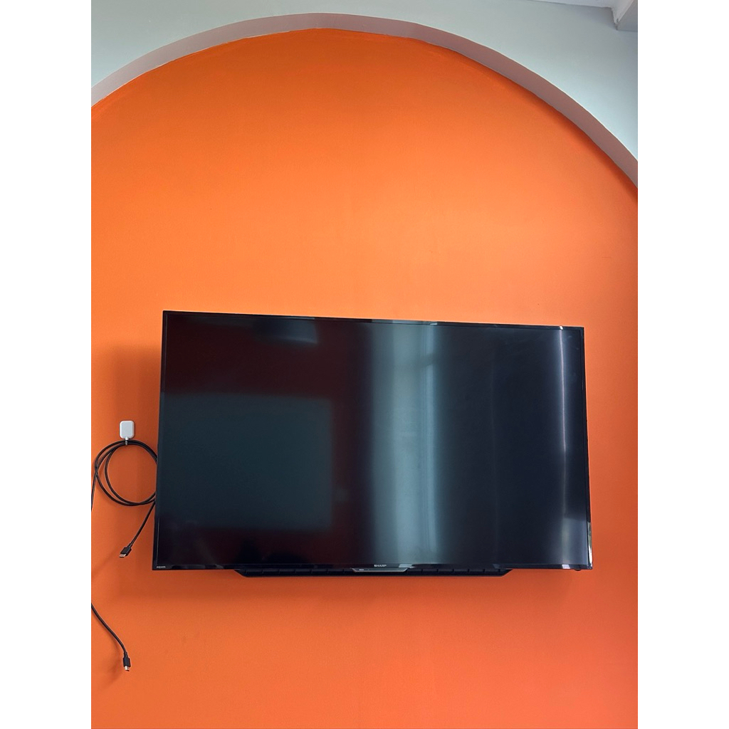 TV SHARP AQUOS LED TV 50 inch Rusak/ Mati