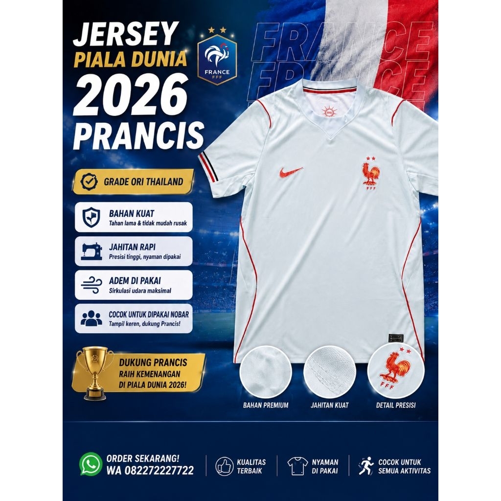 JERSEY INGGRIS PIALA DUNIA 2026