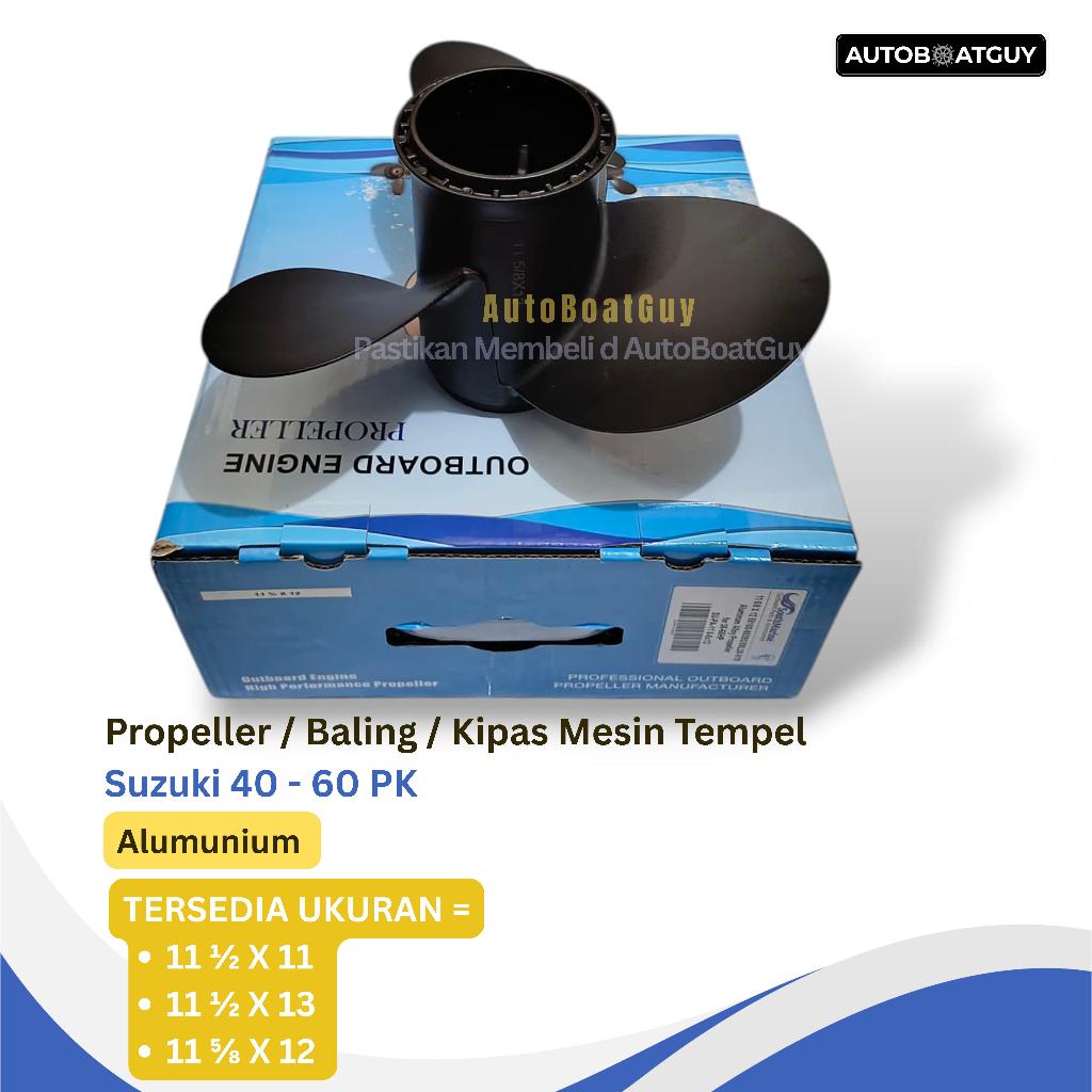 Propeller / Baling / Kipas Mesin Tempel Suzuki 40 - 60  PK