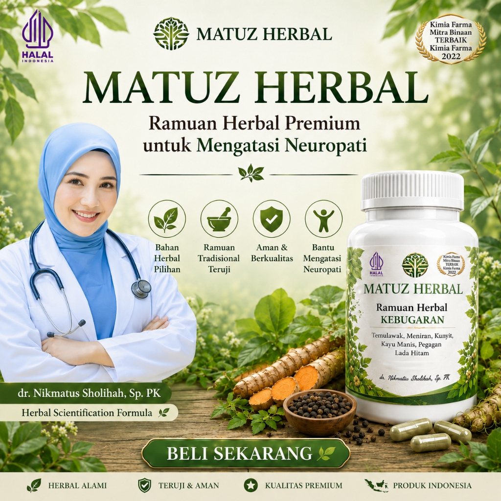 Matuz Herbal Ramuan Rempah Kebugaran Mengatasi Neuropati