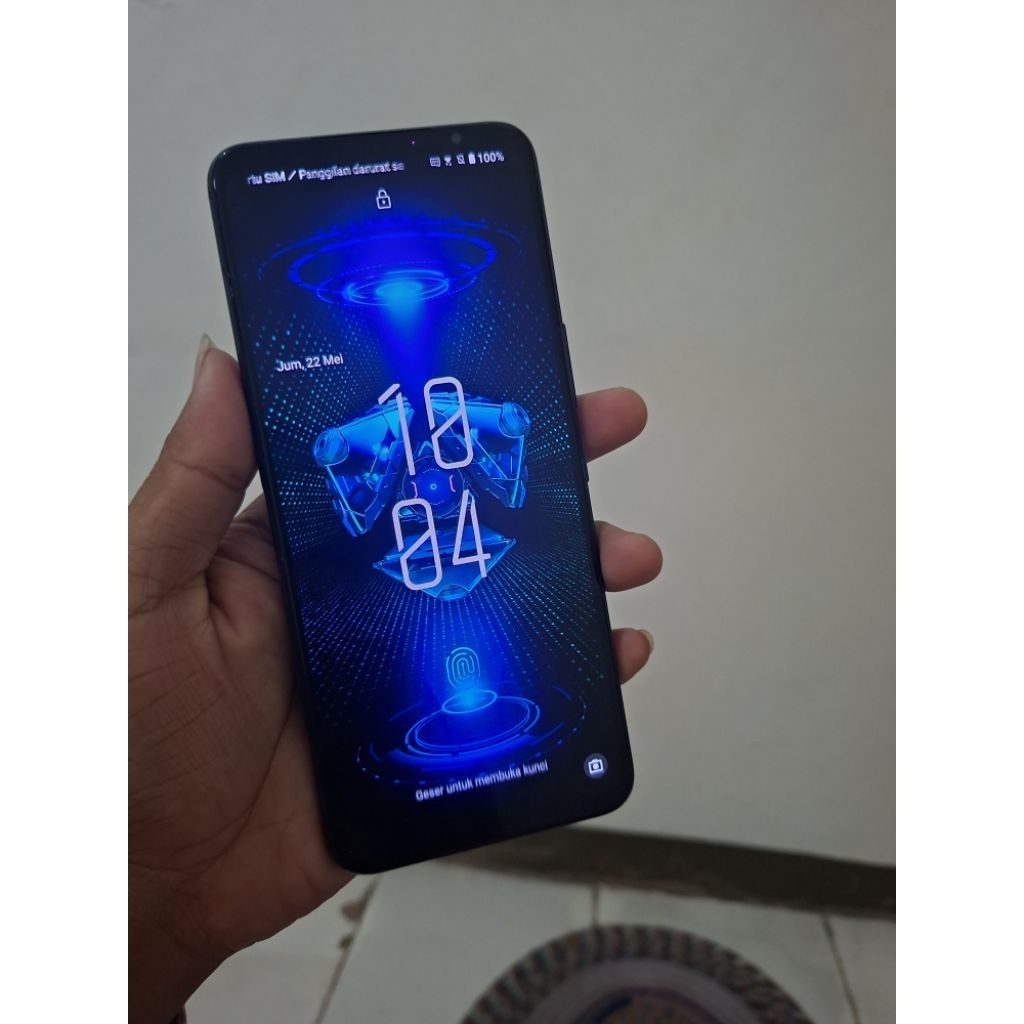 Asus Rog Phone 5s 12/256 sidik jari layar unit only
