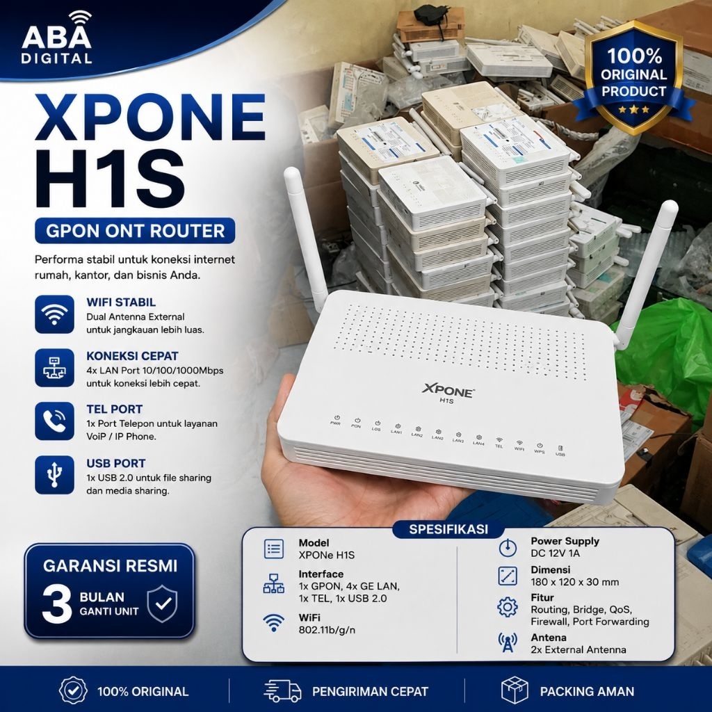 Router XPONE HUAWEI H1S BEKAS