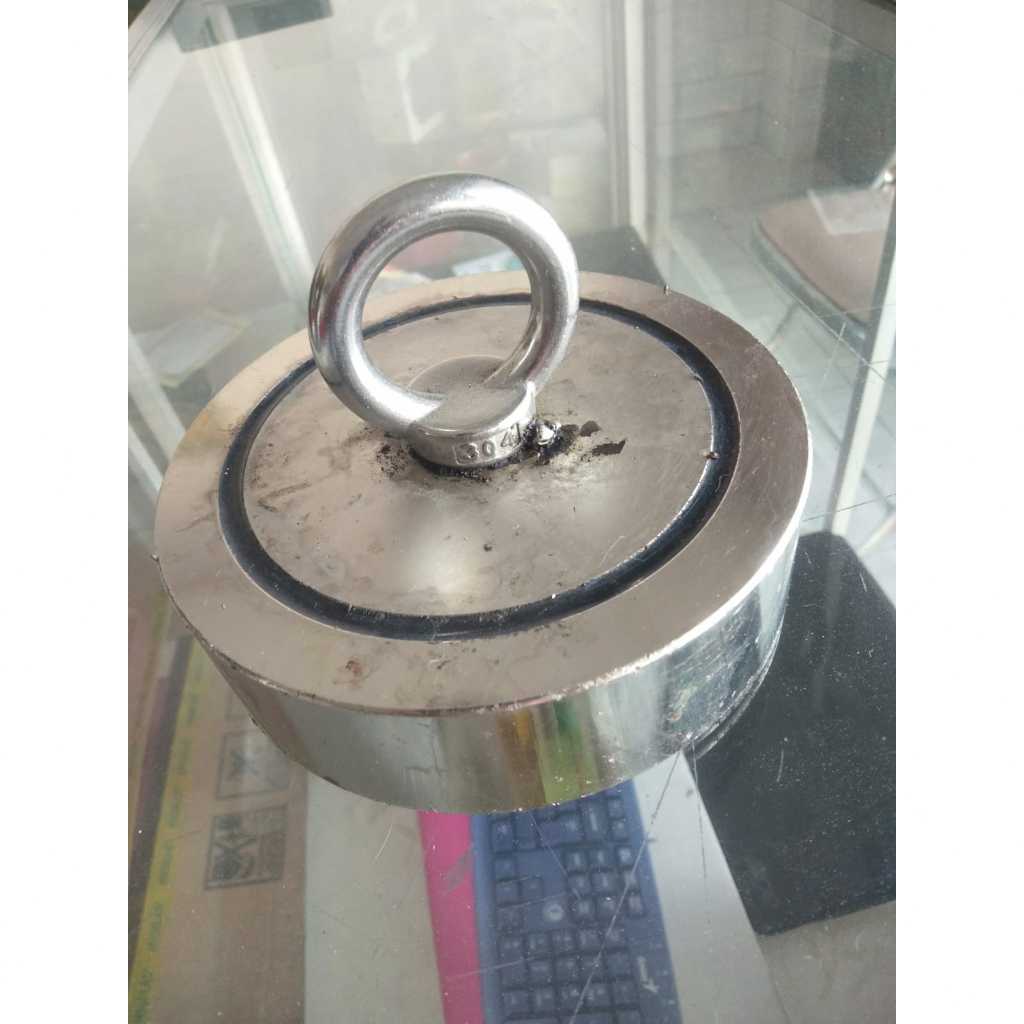 Magnet N52 neodymium Hook Salvage Diameter 120mm Second Bekas