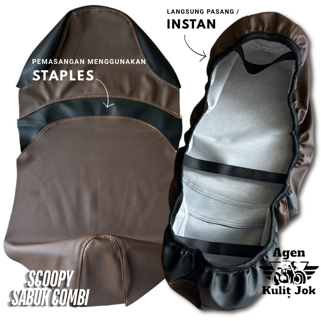 Cover jok/Sarung jok/kulit jok sepeda motor SCOOPY 2022