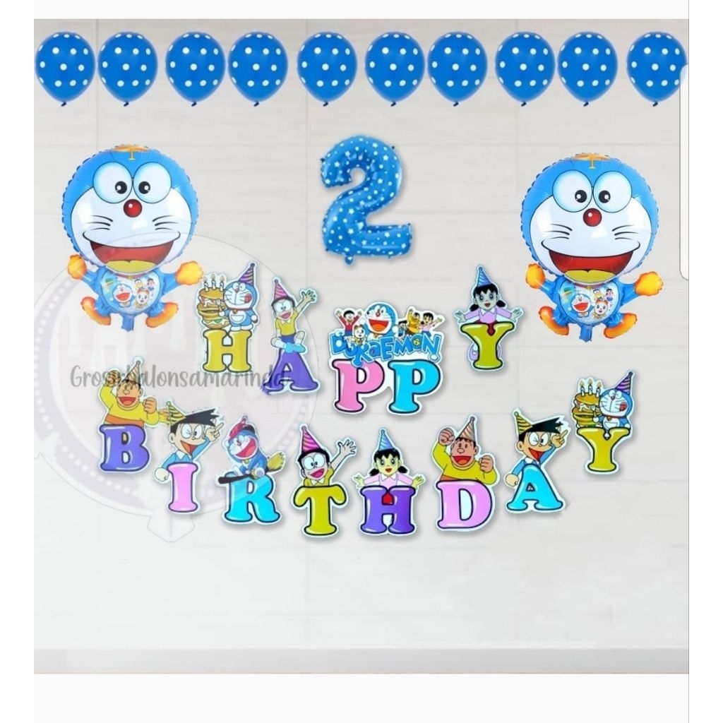 PAKET DEKORASI KARAKTER DORAEMON