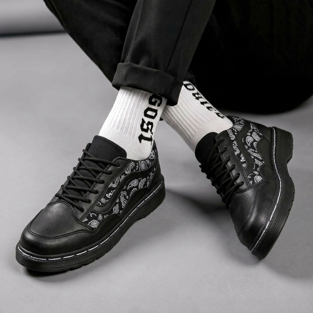 Sepatu Formal Pantofel Pria Hitam Casual Pria