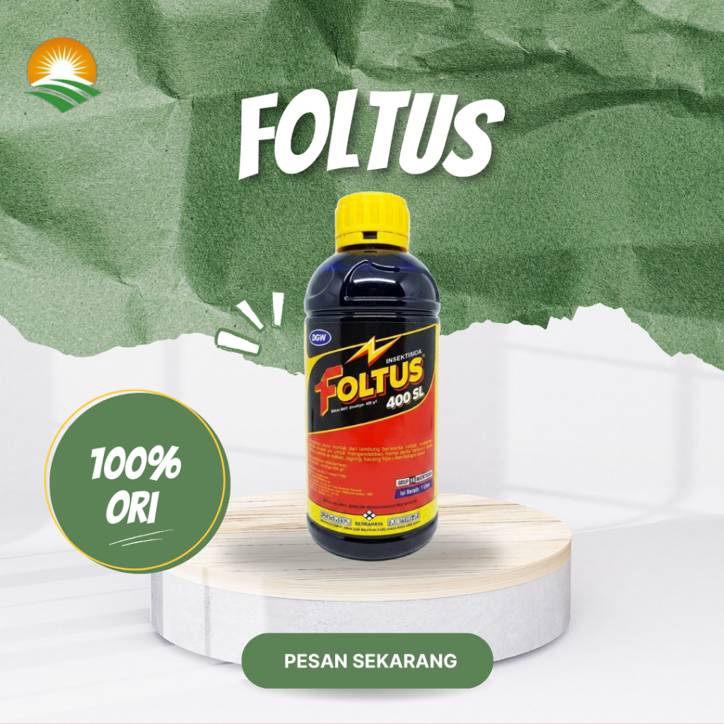 Foltus 400 SL 1 L - Insektisida Original DGW | Obat Wereng - Sundep/Beluk - Belalang - Kutu