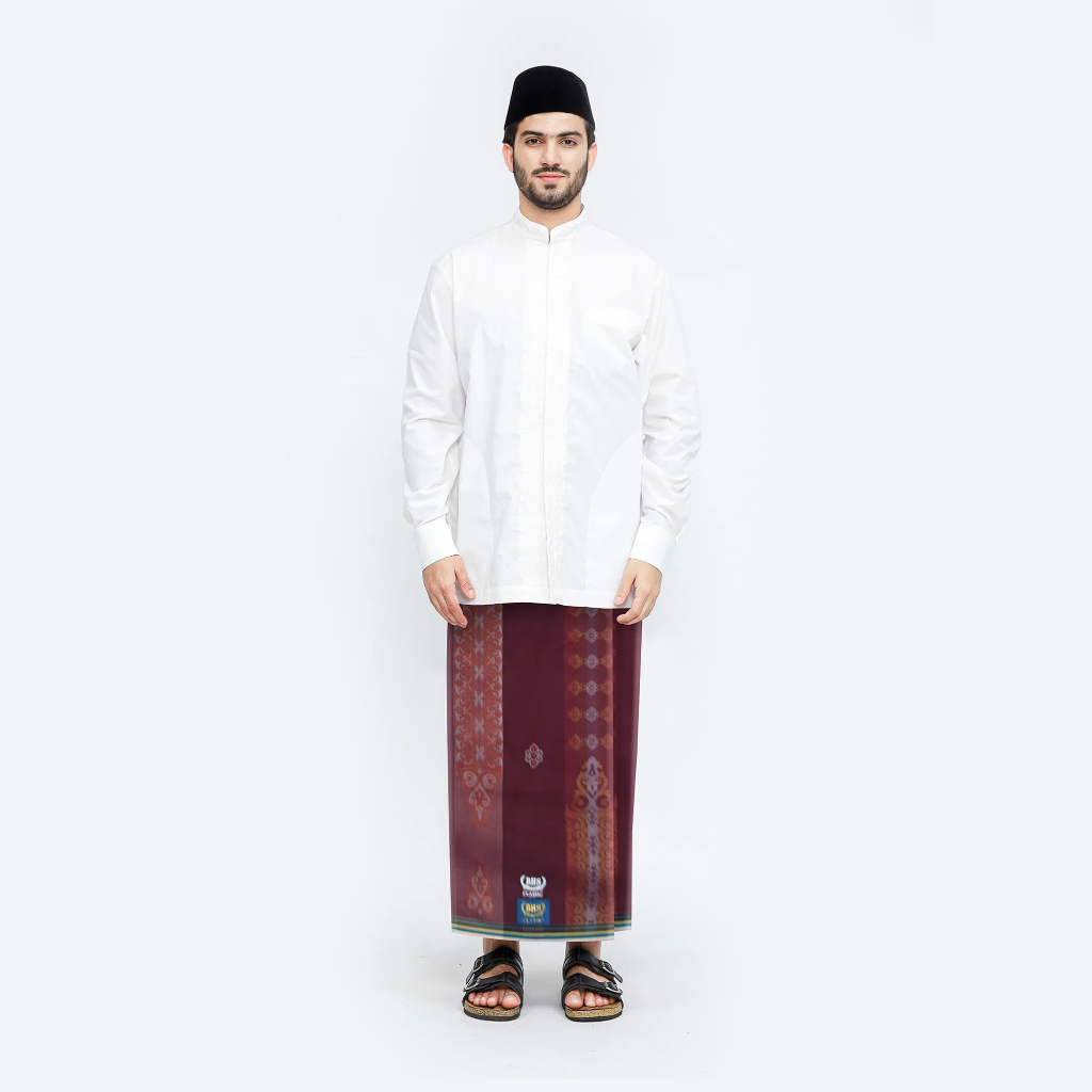 Sarung BHS Classic Gold C48 JGA Merah Hati