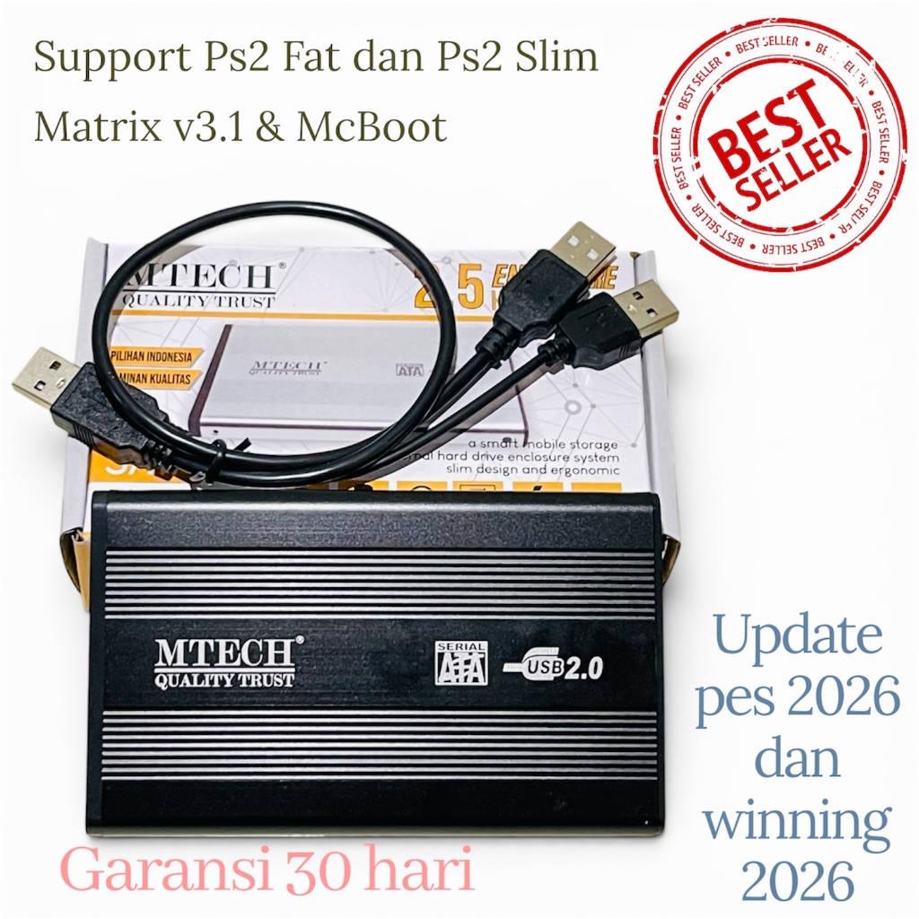 Hardisk ps2 matrix v3.1 /  mcboot 120gb bola terbaru