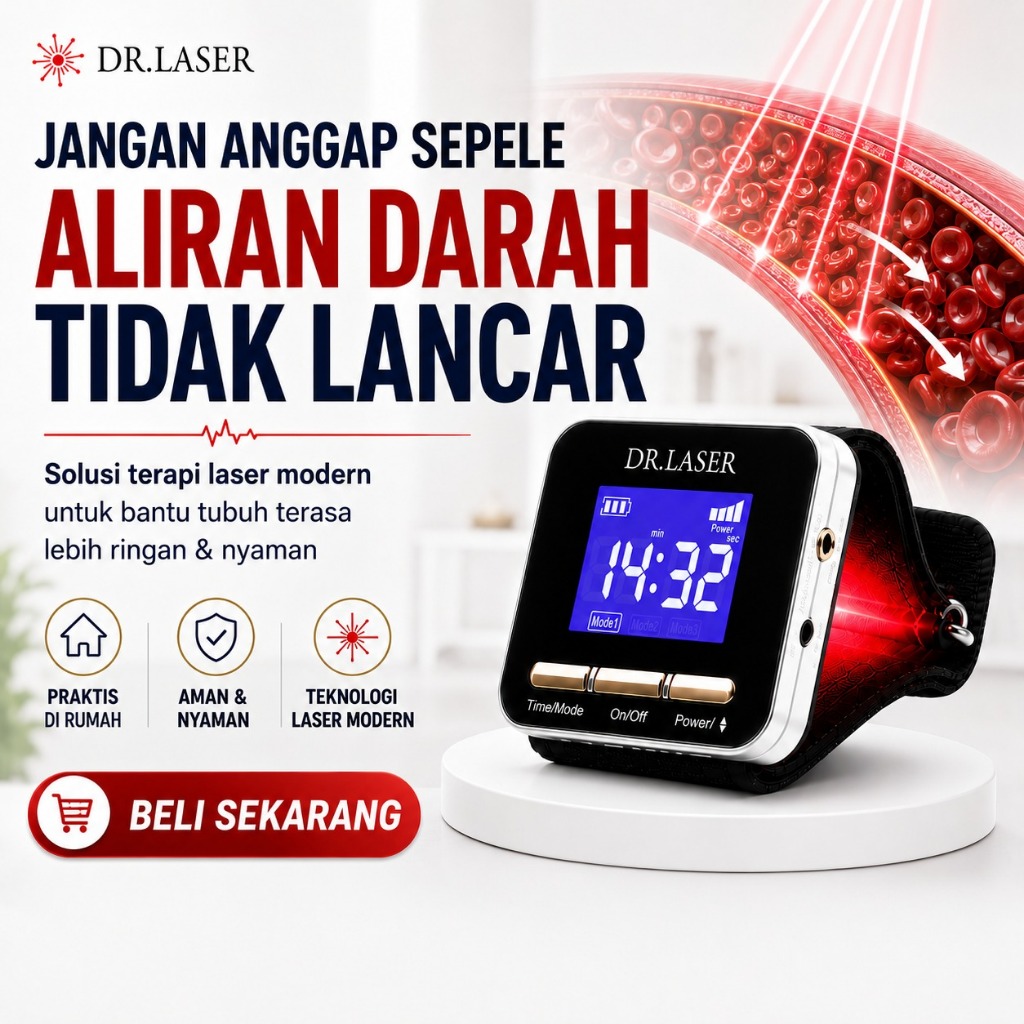 Dr Laser Hi Plus 7 Titik Laser Kendalikan Kolesterol Tinggi Bantu Pemulihan Pasang RING JANTUNG Tekn