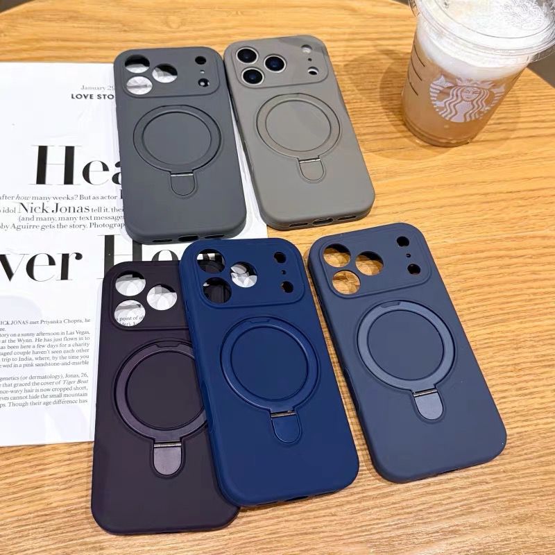 Liquid Standing 360 Case For IPhone 17.17AIR.17PRO. 17 PRO MAX Magsafe Complete Casing