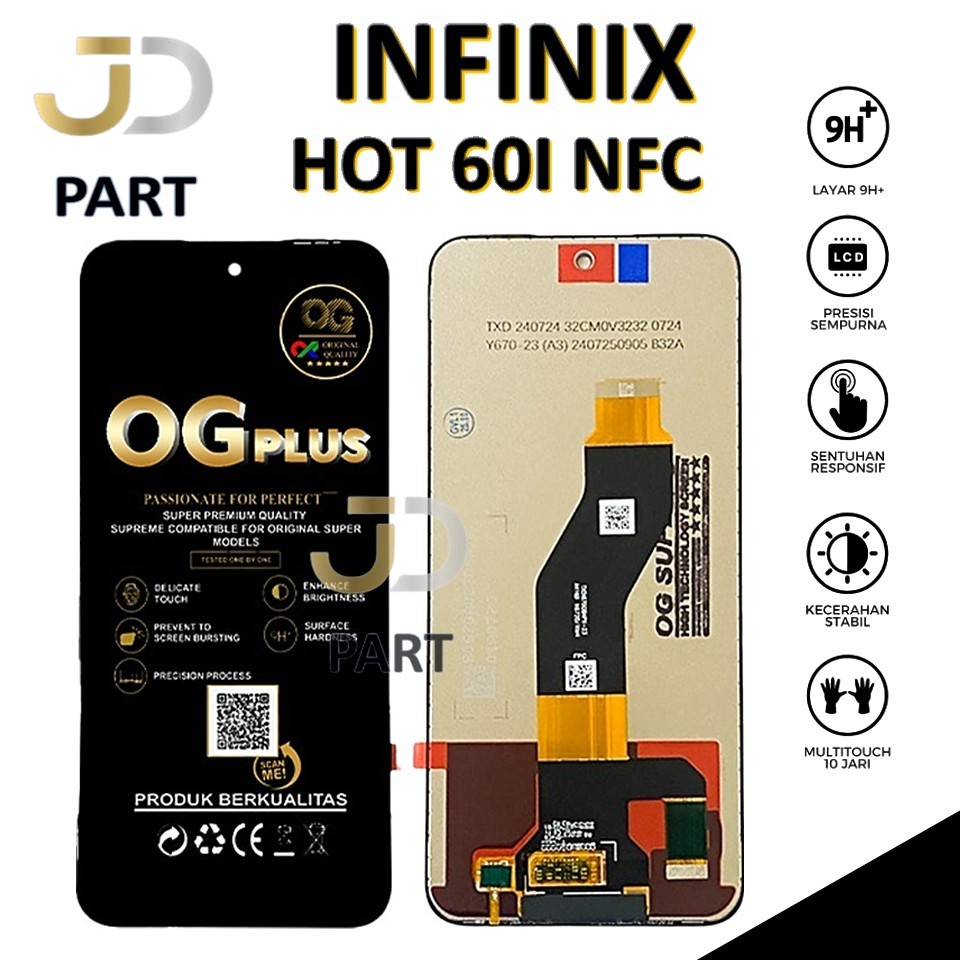 LCD TOUCHSCREEN INFINIX HOT 60I NFC ORIGINAL 100%