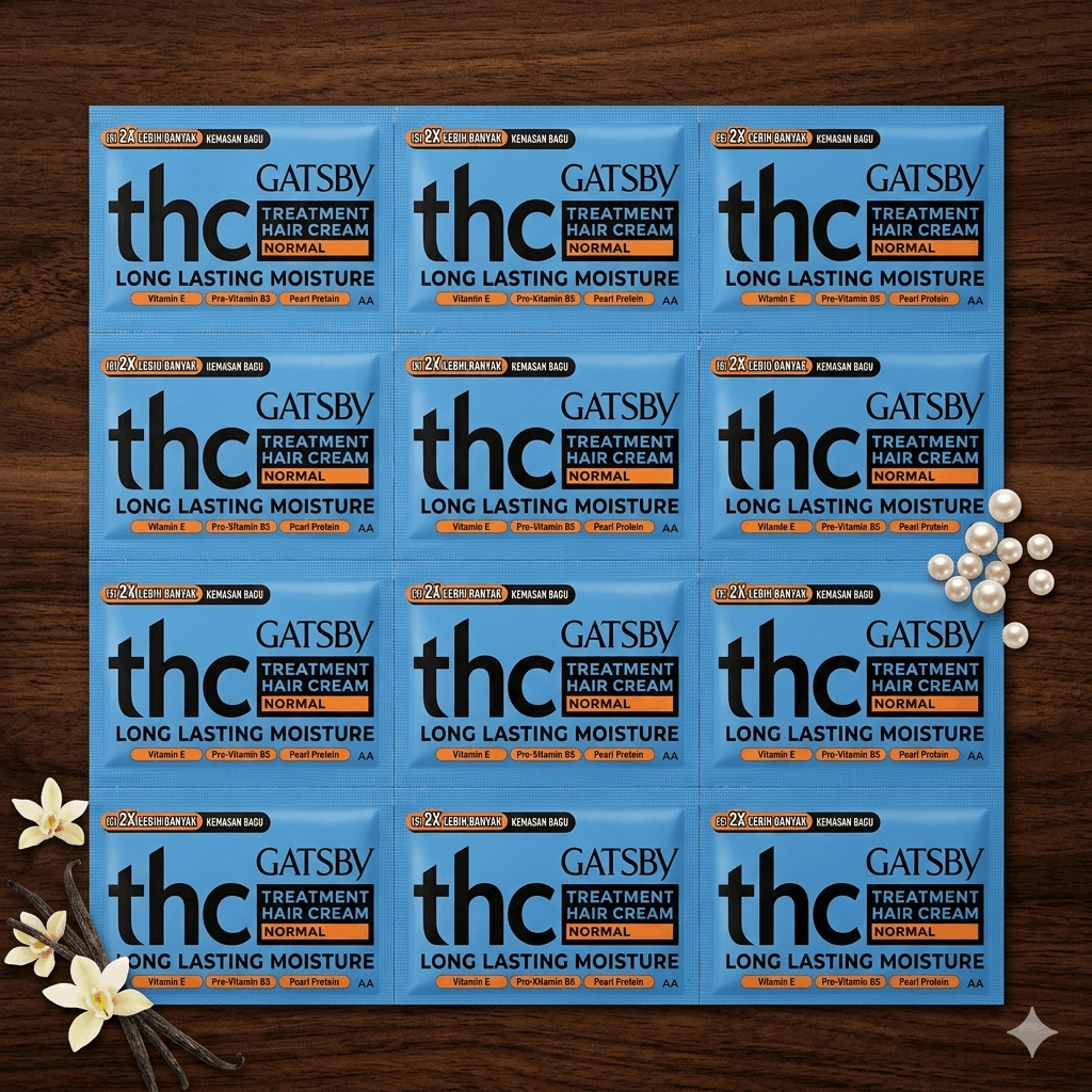 Gatsby THC Sachet (Paket 5 Pak - 1 Pack 24 Sachet)